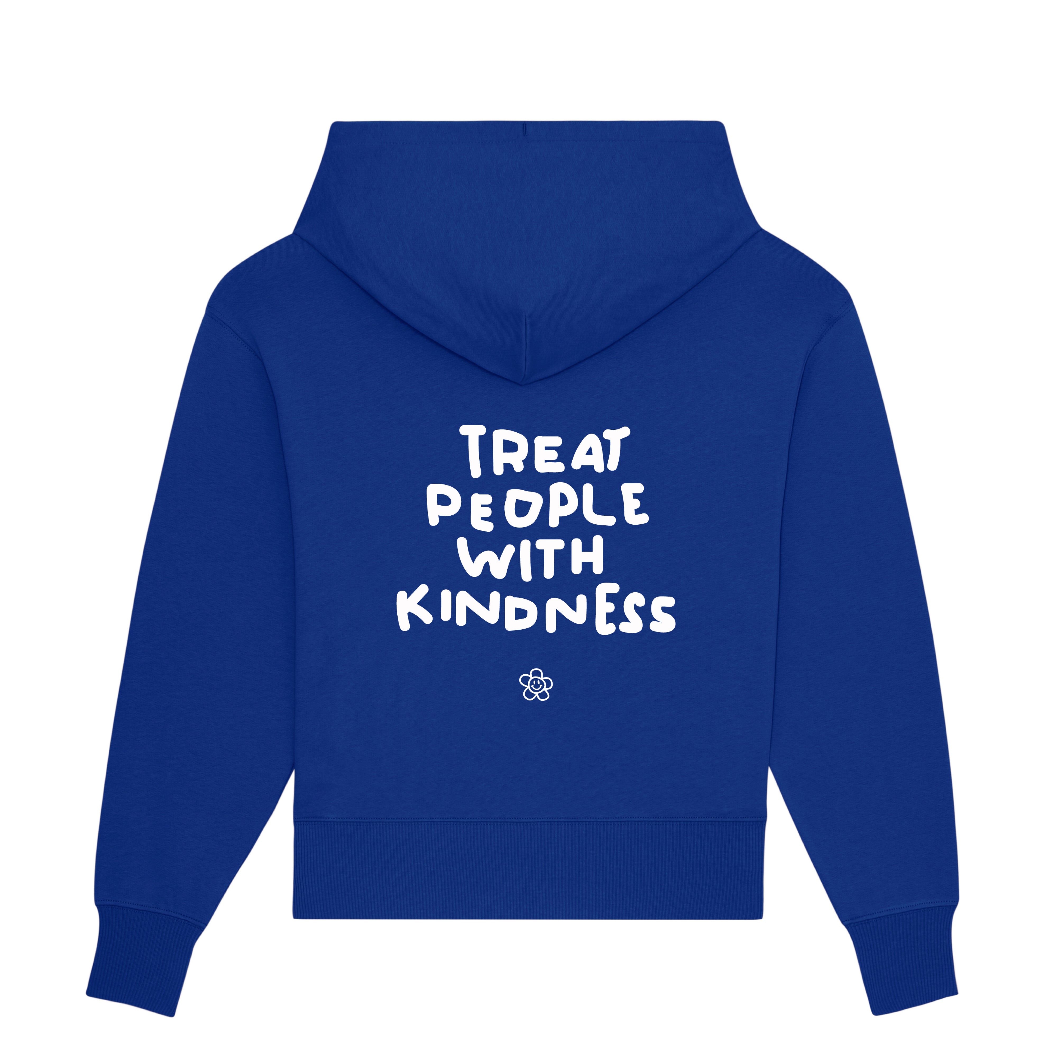TREAT PEOPLE WITH KINDNESS ROYAL BLUE HOODIE